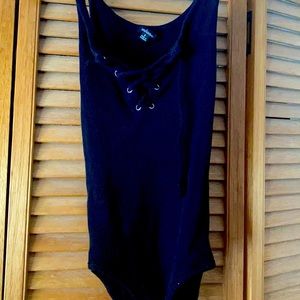 Lace up bodysuit